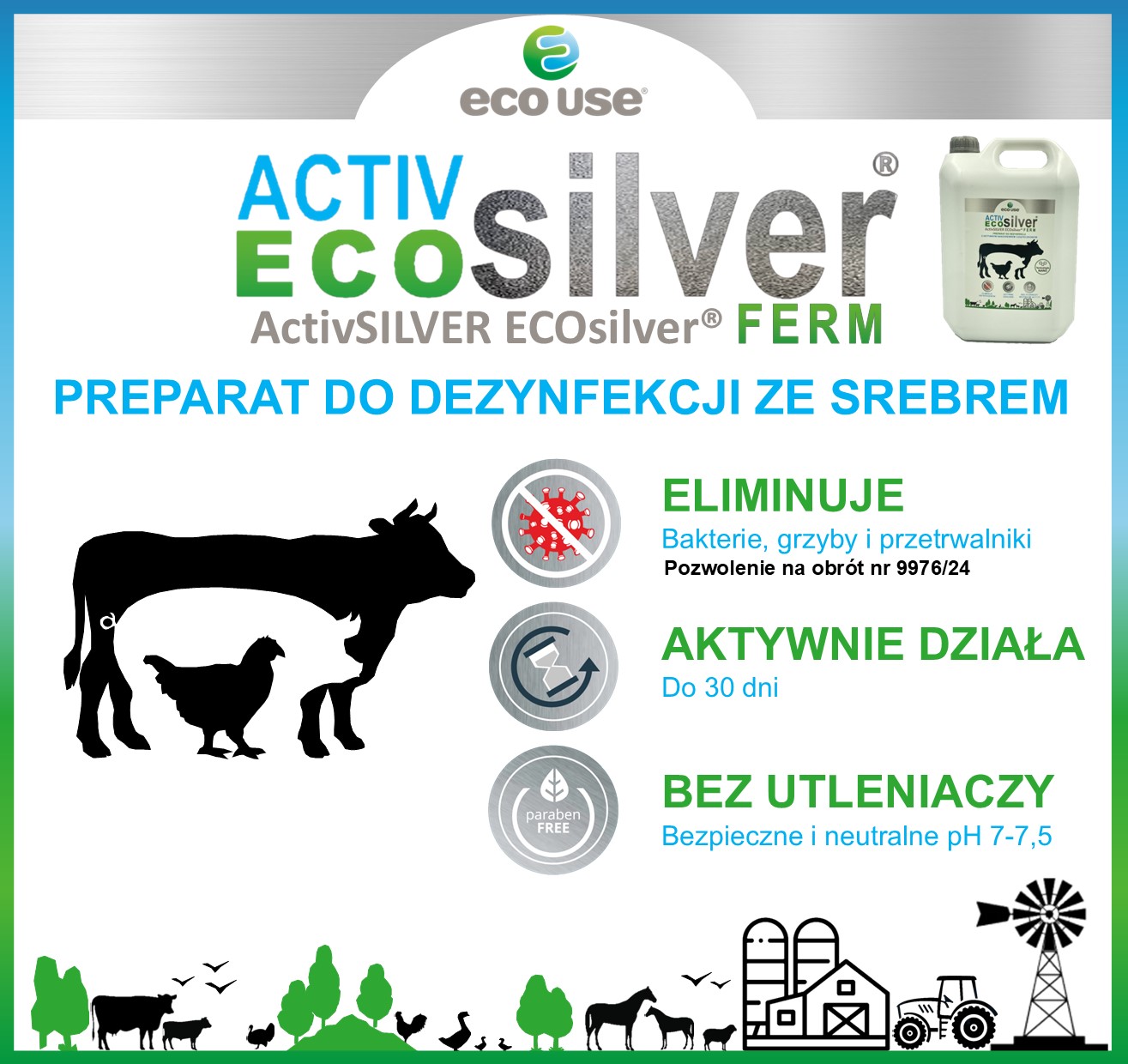 Bioasekuracja nanosrebro